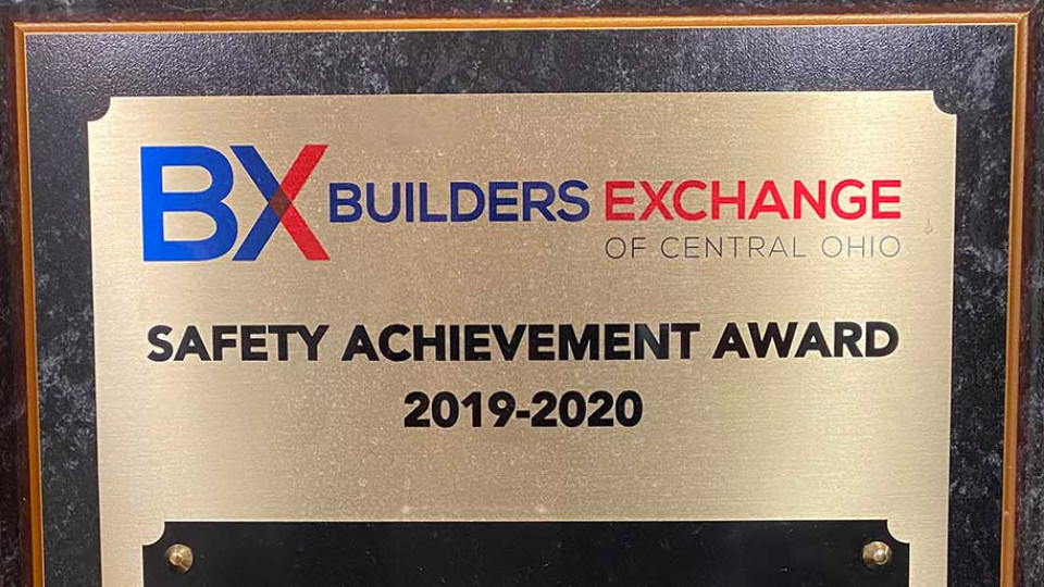 BX Safety Achievement Award